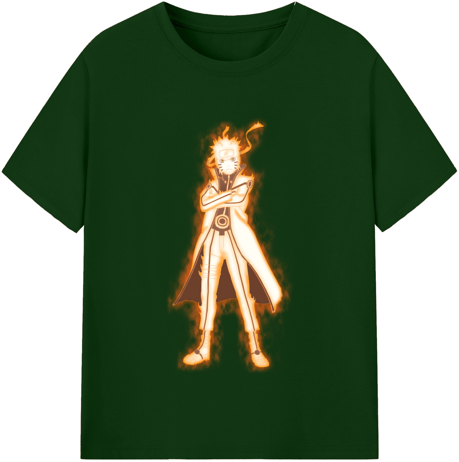 （画像用） NARUTO -ナルト- うずまき ナルト Uzumaki Naruto 綿100％半袖Tシャツ（フロントプリント）